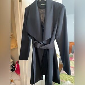 Elegant Navy Ralph Lauren Trench Coat